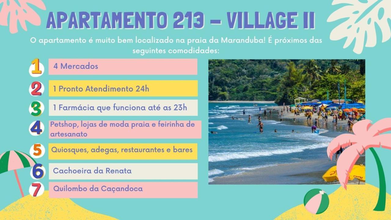 Apartamento Ubatuba 150M Do Mar Maranduba 外观 照片