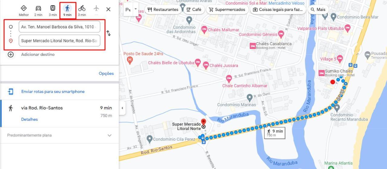 Apartamento Ubatuba 150M Do Mar Maranduba 外观 照片